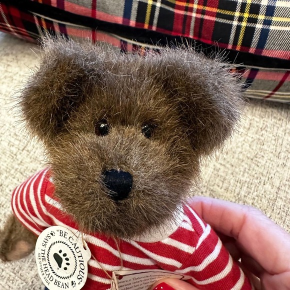 Boyds Plush Cousin Marty Fully Poseable Bear Retired 10" Missing Rover Dog - Picture 4 of 9